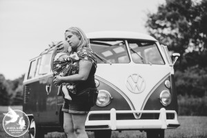 vw bus family photography