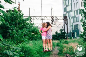 fun Philly same sex engagement photos