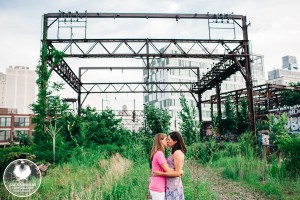 philly rail engagement photography