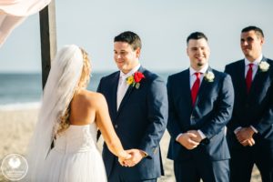 spring lake beach wedding photography