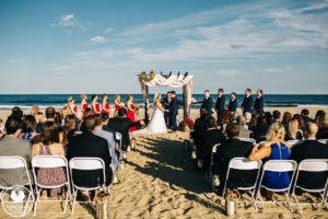 spring lake beach wedding photographer