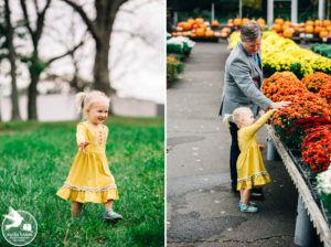 candid fall family photography