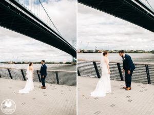 race street pier wedding photography