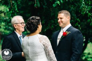 art museum garden wedding