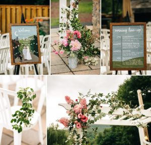 poconos wedding ceremony photos