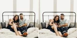 best newborns with dog photos