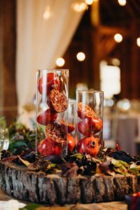 barn wedding details