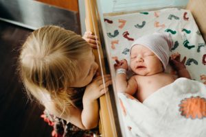 in hospital newborn photos