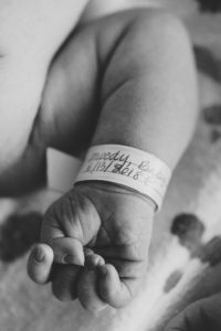 in hospital newborn photos philly