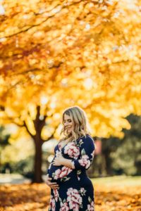 fall maternity photography