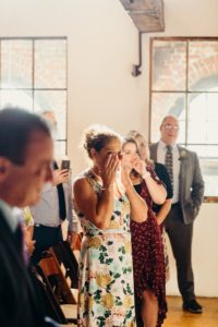 emotional wedding ceremony