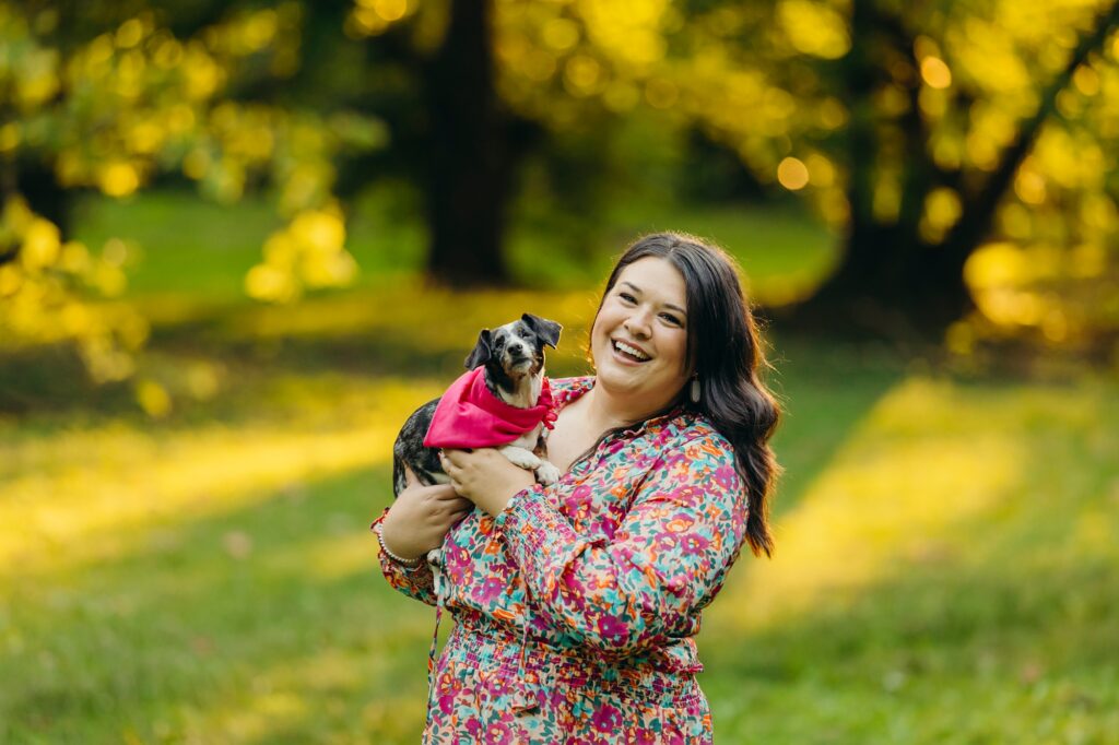 a lifestyle pet photoshoot in Southeastern Pennsylvania 