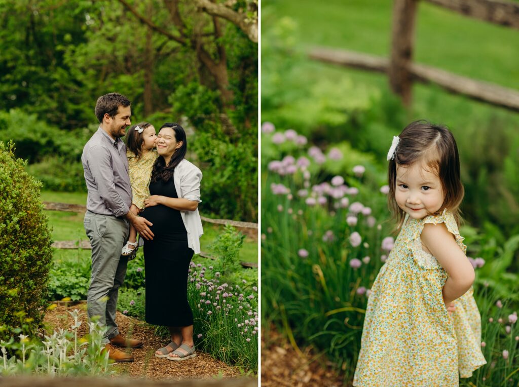 Spring New Jersey family and maternity photos.