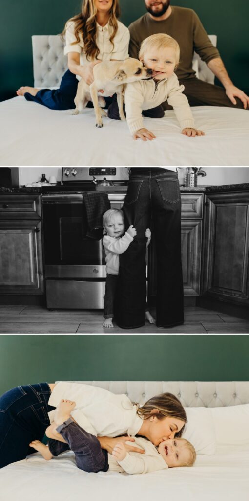 lifestyle family photo session in Center City Philly. 