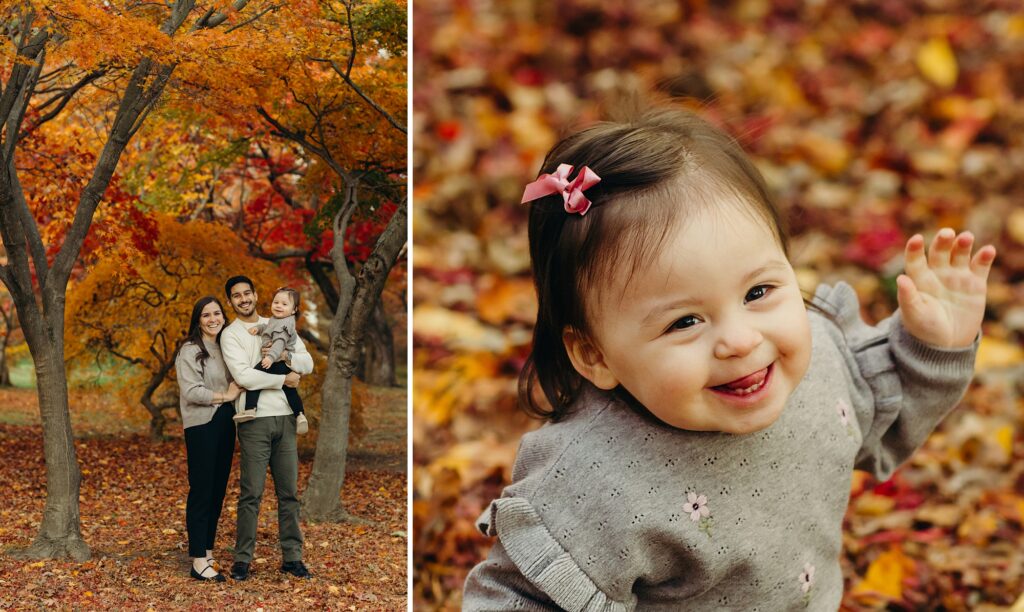 stunning fall family photos at Philadelphias Horticulture Center. 